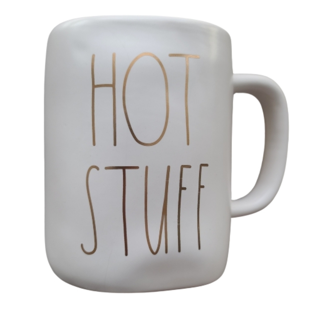 Rae Dunn Hot Stuff Mug Large Collectible Funny Gift Her Gift For Him Coffee Tea